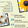 Garden magazine TOC created for art school assignment